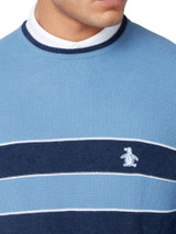 Original Penguin Heritage Mixed Media Sweater - Quiet Harbour