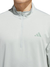 adidas Elevated 1/4-Zip Pullover - Wonder Silver