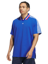 adidas Ultimate365 Golf Jersey Polo Shirt - Royal Blue