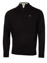 Calvin Klein Elmwood Half Zip Sweater - Black