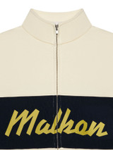 Malbon University Double Zip Jacket - Cream