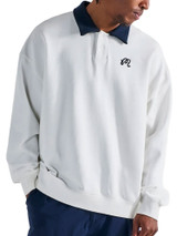 Malbon Artigianale Collared Crewneck - White