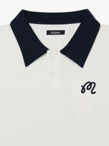 Malbon Artigianale Collared Crewneck - White