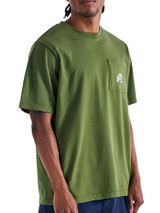 Malbon Gelato Stand Pocket T-Shirt - Cypress Green