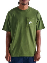 Malbon Gelato Stand Pocket T-Shirt - Cypress Green