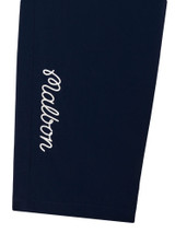 Malbon Magnolia Pleated Pant - Navy