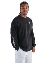 Malbon Gorse Long Sleeve Tee - Black