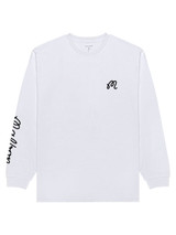 Malbon Gorse Long Sleeve Tee - White