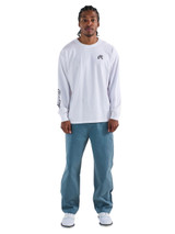 Malbon Gorse Long Sleeve Tee - White
