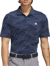 adidas Ultimate365 Speed Stripe Polo Shirt - Collegiate Navy/Preloved Ink