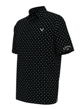 Callaway Pro Spin Multi Palm Print Polo (Relaxed Fit) - Caviar