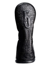 Vessel Lux Embosse 5 Hybrid Headcover - Croc Black