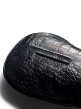 Vessel Lux Embosse Driver Headcover  - Croc Black