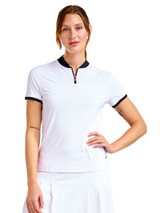 Nivo W Eliana Short Sleeve Mock - Black