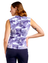 Nivo W Linnea Livcool Sleeveless Mock - Pansy Garden