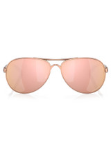 Oakley Feedback Sunglasses - Satin Rose Gold w/ Prizm Rose Gold
