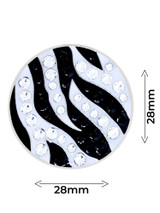 Navika Crystal Zebra Ball Marker