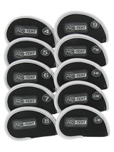 Protekt Neoprene 10 Piece Iron Cover Set - Black