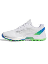 adidas Adizero ZG Spikeless Golf Shoes - Ftwr White/Silver Met/Lime Burst