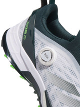 adidas Adizero ZG BOA Spikeless Golf Shoes - Ftwr White/Aurora Ivy/Lime Burst