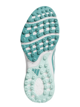 adidas Womens Zoysia Spikeless Golf Shoes - Off White/Pure Teal/Semi Flash Aqua