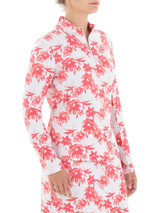 Nivo Women's Laverne Long Sleeve Mock - White