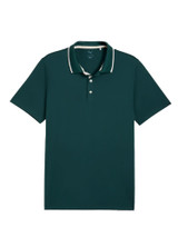 Puma MATTR Elevated Solid Polo - Green Terrain/Haute Tropic
