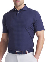 Puma MATTR Houndstooth Golf Polo - Deep Navy