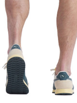 Puma Helsinki G Spikeless Golf Shoes - Frosted Ivory/Green Terrain/Light Straw