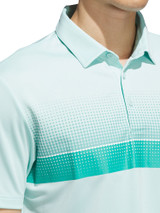 adidas Performance Allover Print Polo Shirt - Semi Flash Aqua