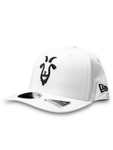 New Era LIV Golf Range Goats GC 9Seventy Stretch Snapback Cap - White