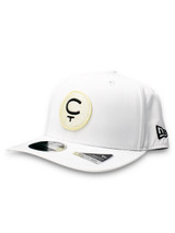 New Era LIV Golf Cleeks GC 9Seventy Stretch Snapback Cap - White