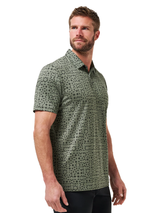 TravisMathew Featherweight Caves Polo - Dark Olive