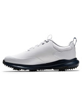 FootJoy Tour Rival Golf Shoes - White/Navy