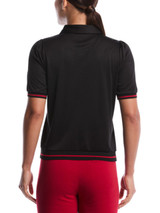 Ben Hogan Women's Colour Block Waist Length Polo - Caviar