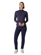 Callaway Women's Gradient Geo Long Sleeve Sun Protection Top - Peacoat