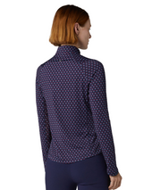 Callaway Women's Gradient Geo Long Sleeve Sun Protection Top - Peacoat