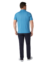 Callaway Novelty Confetti Print Polo - Cendre Blue