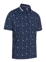 Callaway Golf Collection Print Polo - Peacoat