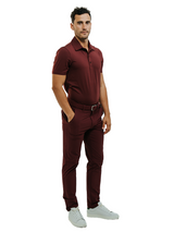 SEVE Gator Polo - Burgundy