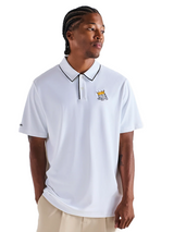 Malbon Fairway Monarch Polo - White
