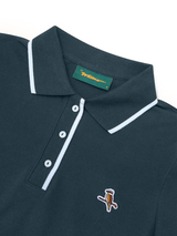 Walker Golf Things Womens Kooka Polo - Forest/Sky