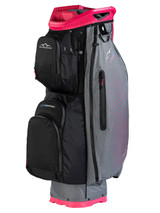 Sun Mountain H2NO C100 14-Way Cart Bag - Grey/Pink