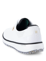 Payntr Golf Match Day SC Golf Shoes (Wide Fit) - White/Black/Gold