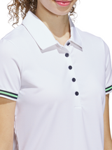 adidas Womens Ultimate365 Short Sleeve Polo Shirt - White