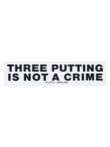 Malbon x Santa Bumper Sticker - White