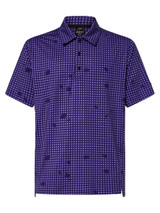 Oakley Grid Camo Polo - Grid Print Violet