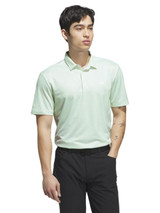 adidas Core Allover Print Polo Shirt - White/Lime Burst