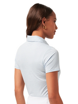 TravisMathew Women's Featherweight Active SS Polo - Heather Kentucky Blue