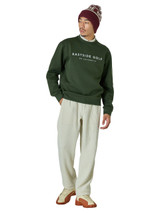 Eastside Golf LS Double Knit Crew - Hunter Green